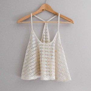 Crochet Crop Top / Swimsuit Cover-Up